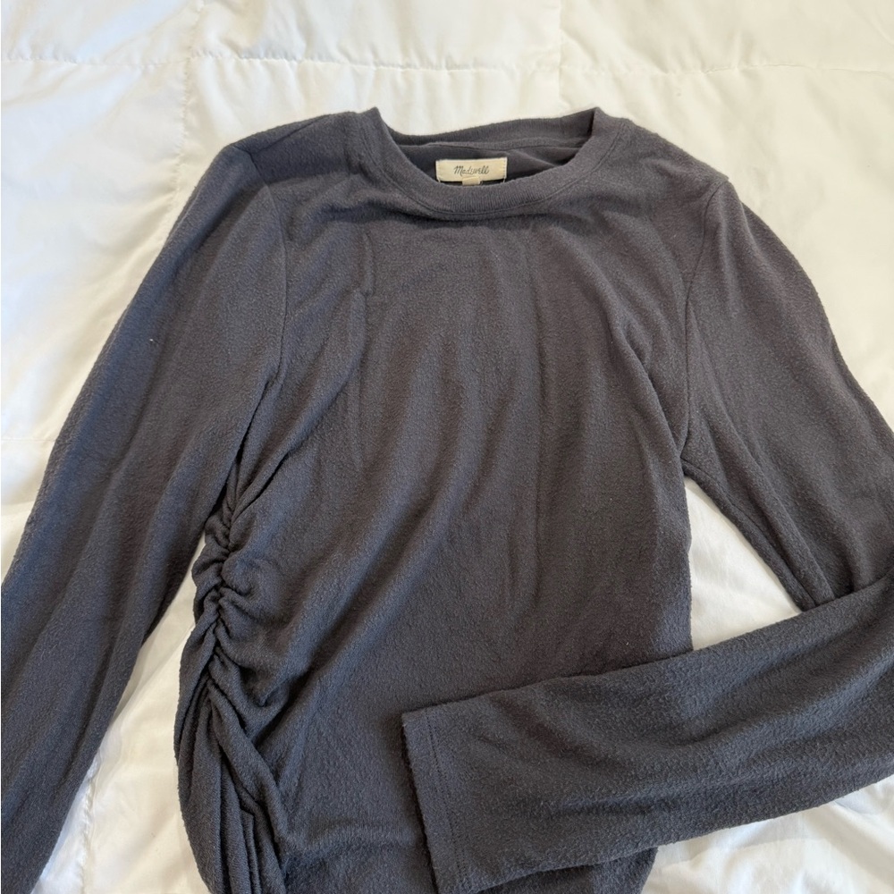 Madewell Charcoal Knit Top